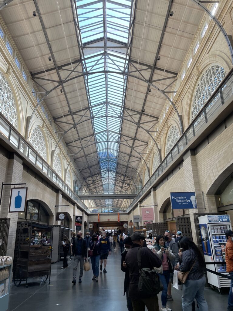 Ferry Building inside.
