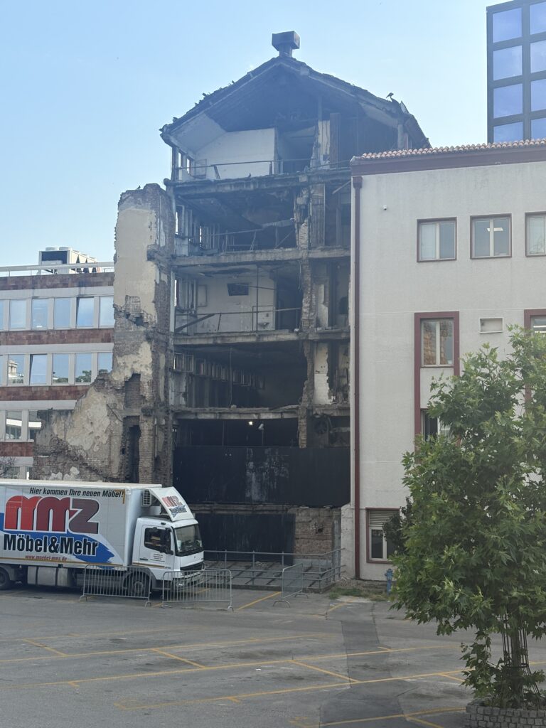 Building bombed by NATO