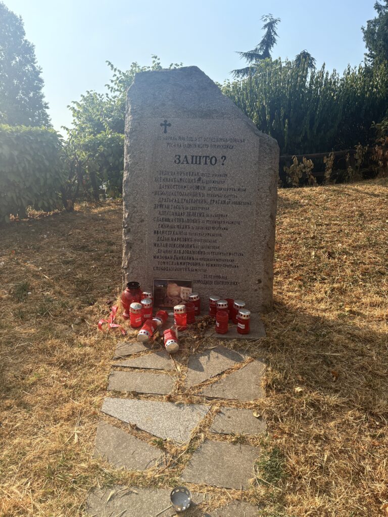 Memorial to the people killed in the bombing