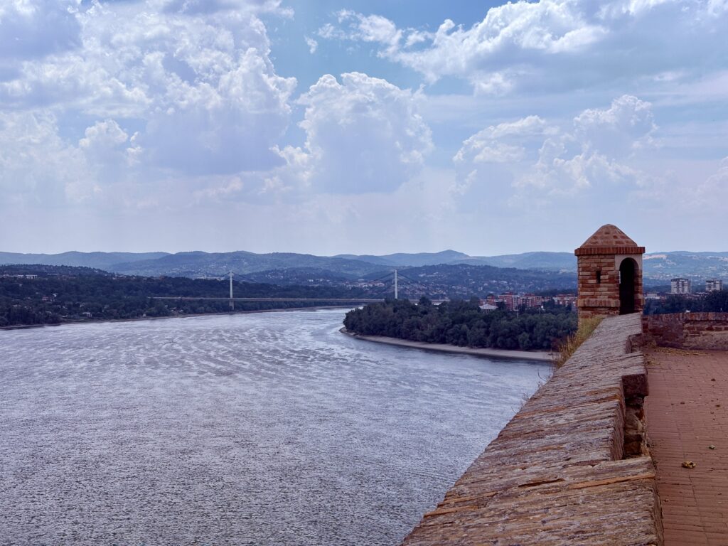 Danube from Belgrade fortress