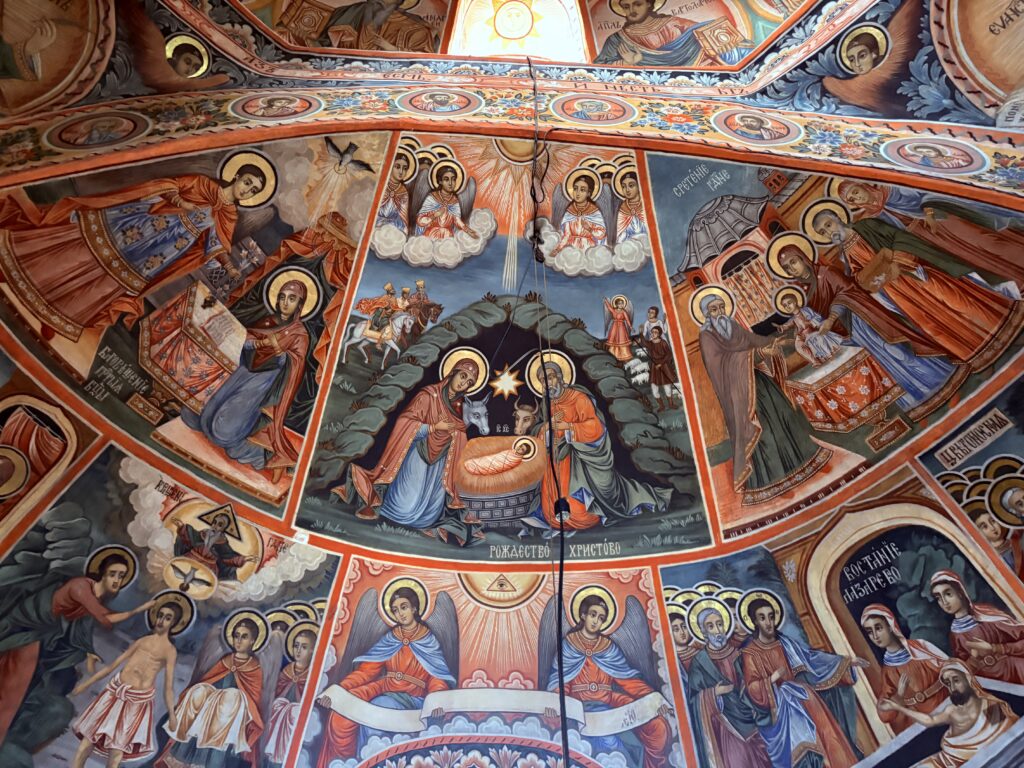 Decoration of monastery
