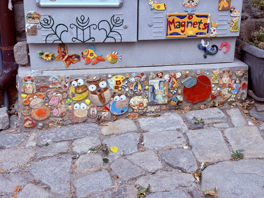 Detail of street decor