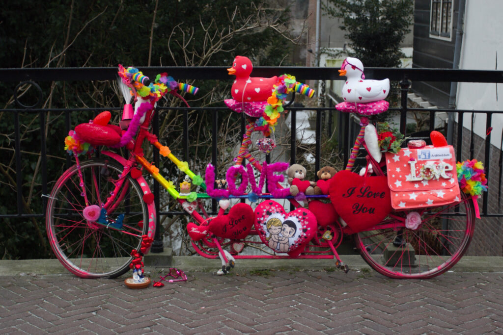 Fancy bike in Edam
