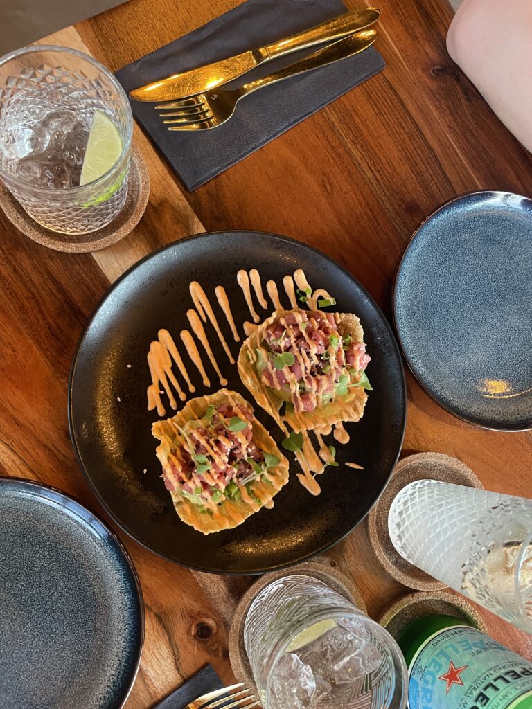 Tuna tacos