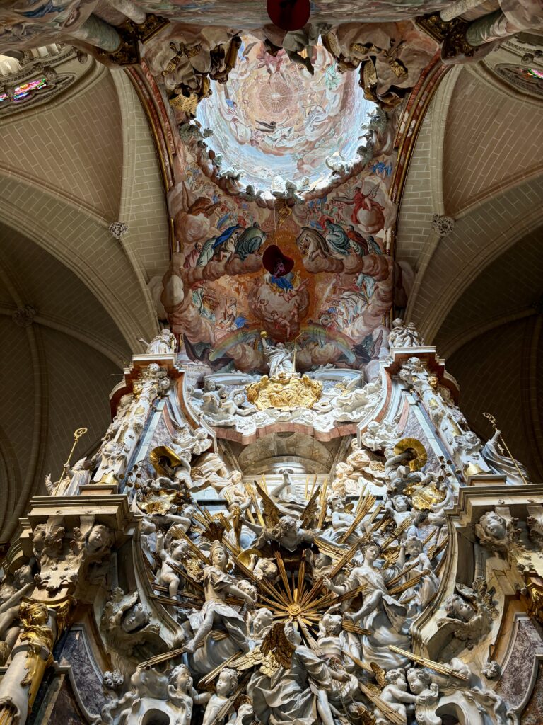 Work of art in the Toledo cathedral