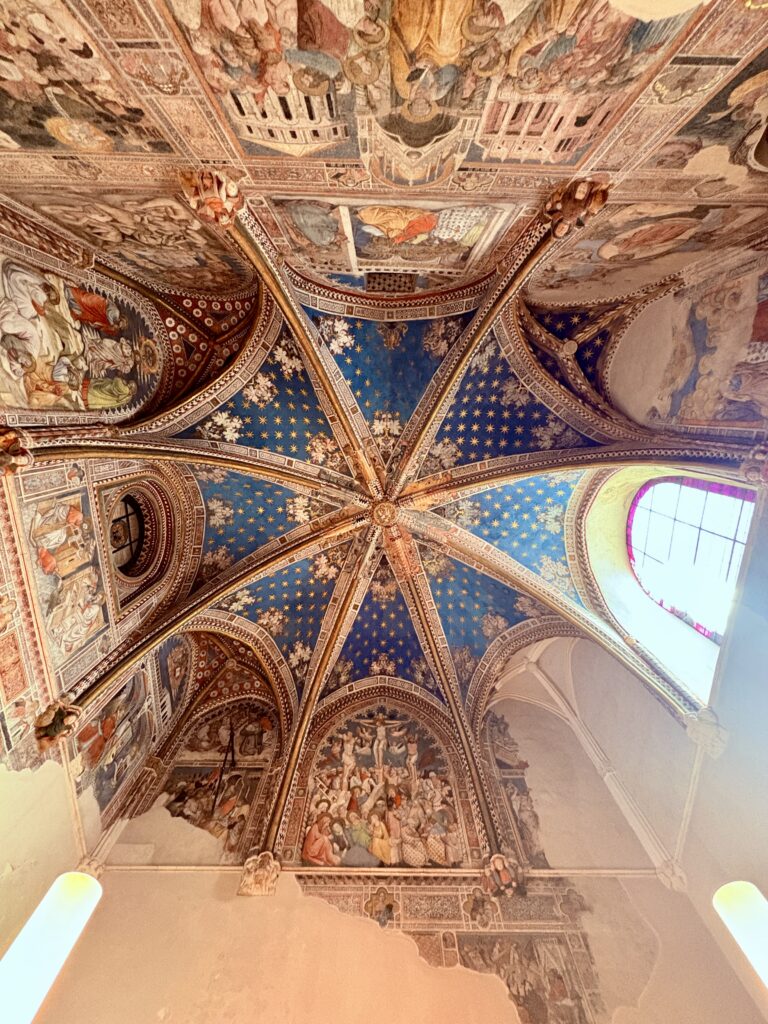 Ceiling in a chapel of the Toledo cathedral