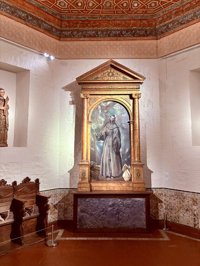 El Greco painting in a chapel