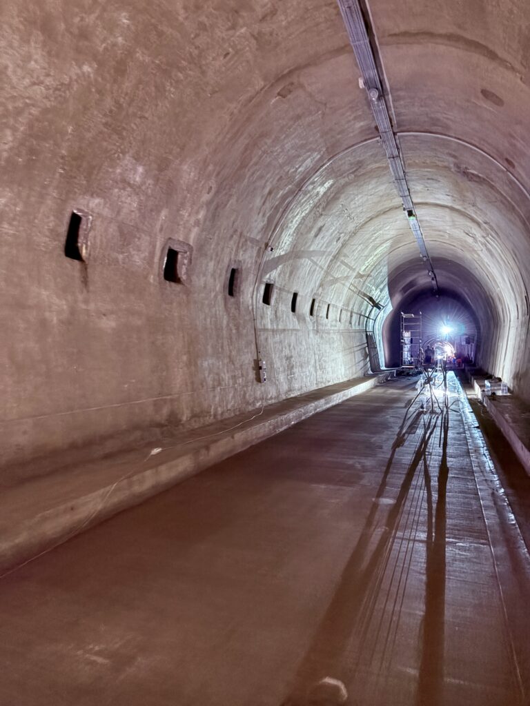 WWII tunnel inside
