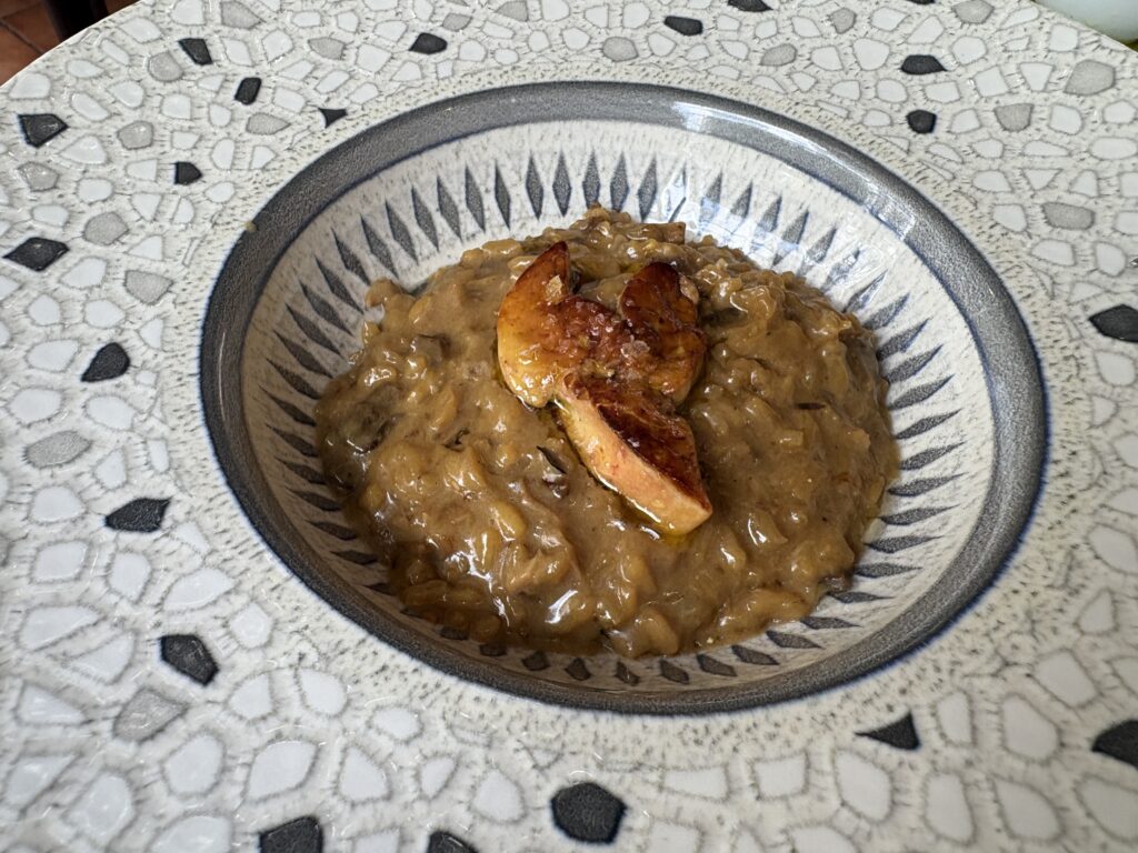 Risotto with foie gras