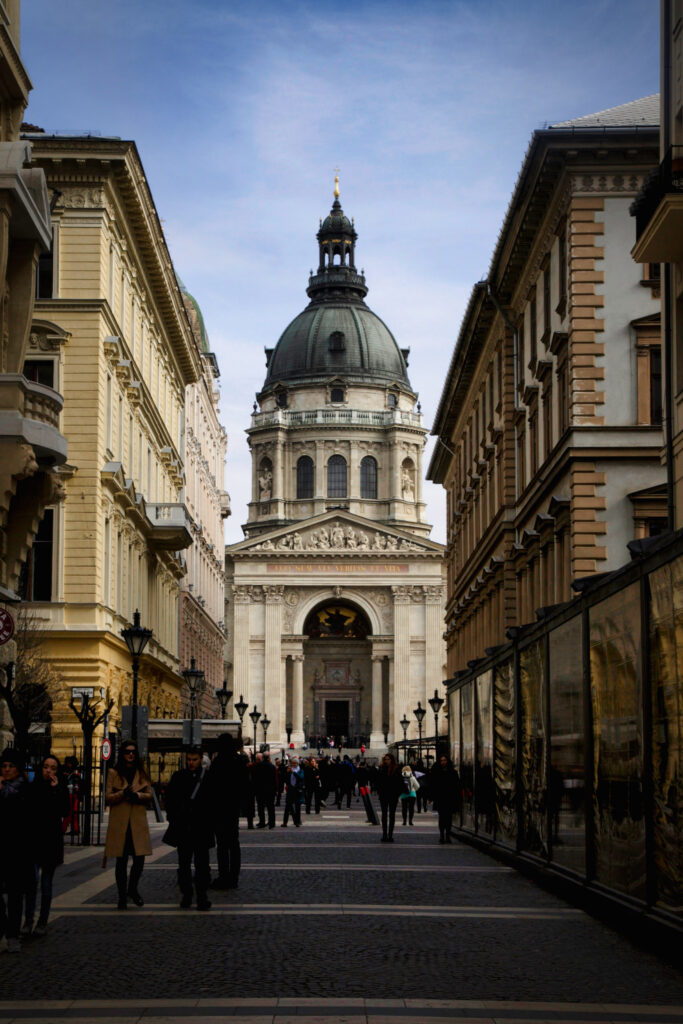 Reaching the St. Stephen’s Basilica