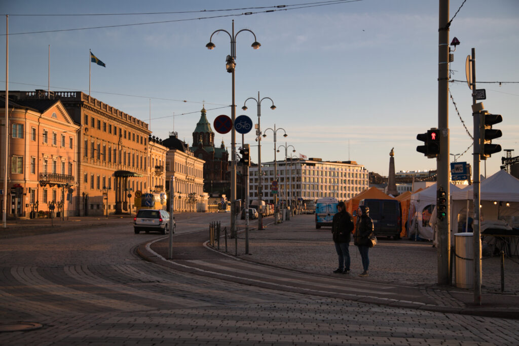 Port area in Helsinki