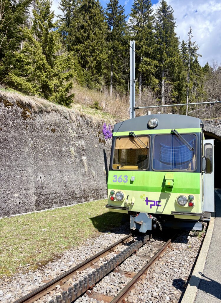 R70 train to Leysin